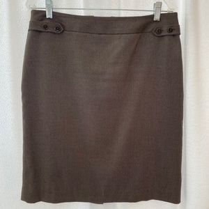 Chaus Brown Pencil Skirt Size 10